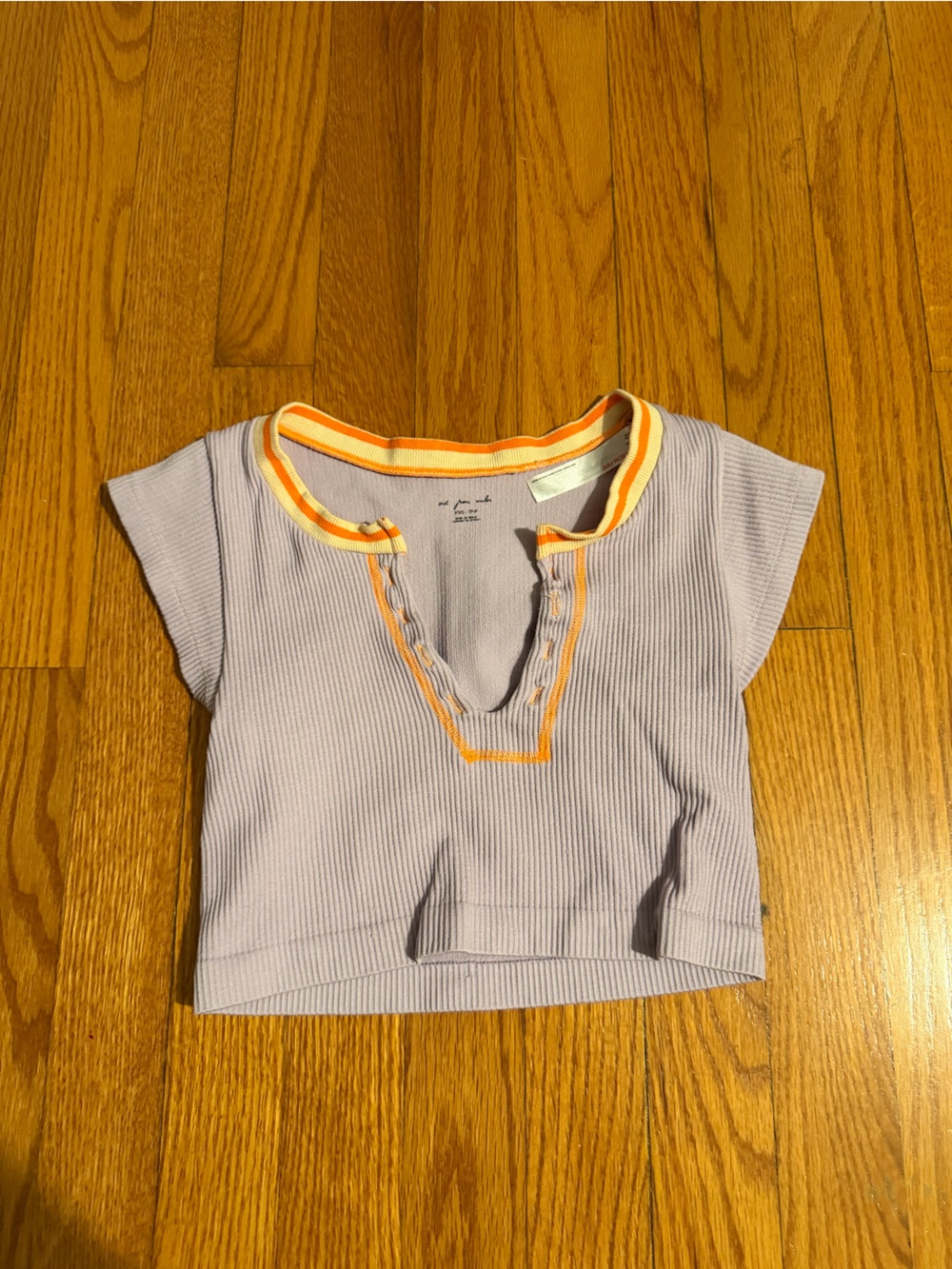 Urban outfitters out from under go for gold cropped tee size xs/s